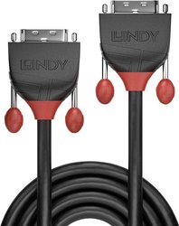 Kabel DVI LINDY LINDY 2m DVI-D Dual Link Kabel Black 36252, 2.00 m