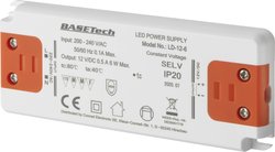 Basetech LD-12-6 Transformator LED Stałonapięciowy 6 W 0.5 A Możlowość stosowania w meblach, Zabezpieczenie przed przepięciem, Montaż w strefach zagrożonych wybuchem 1 szt.