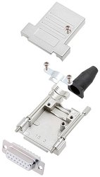 Zestaw listew żeńskich D-Sub encitech DTSL15-LJSRG-T-DBS-W-K 6355-8040-12, rzędy: 2, styki: 15, 180 °, 1 szt.