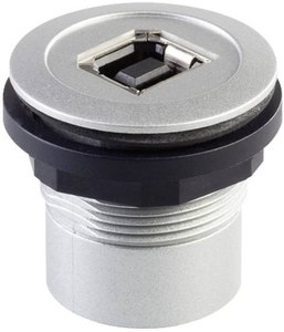 Gniazda do zabudowy USB Schlegel RRJ_USB_BA, 1 szt.
