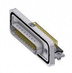 Złącze męskie D-Sub Deltron Connectors HD-DWM44PYC/2M47UN, rzędy: 3, styki: 44, 90 °, 1 szt.