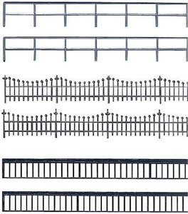 Ogrodzenie żelazne i balustrady, Auhagen 42 558, 2240 mm, skala H0/TT