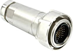 Złącze męskie okrągłe Bulgin Buccaneer 7000 PXM7010/03S/ST/1315, styki:2 + PE, 600 V, 25 A, 1 szt.