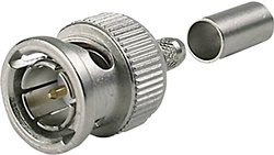 Złącze HDTV-BNC Telegärtner J01002B0018 J01002B0018 złącze męskie proste 75 Ω 1 szt.