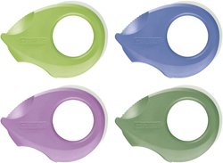 tesafilm® mini dyspenser taśmy klejącej ecoLogo - ergonomiczny kształt, można przymocować do palca Taśma samoprzylepna tesa ecoLogo® 58248-00000-02    1 szt.