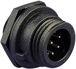 Złącze męskie okrągłe Bulgin PX0412/08P, styki:8, 125 V, 5 A, 1 szt.