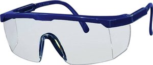 L+D  2668 Pełne okulary ochronne  niebieski EN 166-1 DIN 166-1