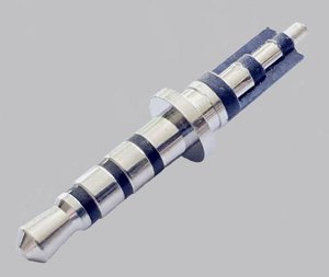Złącze męskie jack 2,5 mm BKL Electronic 1105022, niklowany, złącze męskie, 1 szt.