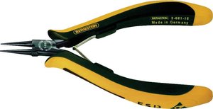 Szczypce okrągłe Bernstein Tools 3-681-15, 130 mm, 65 HRC, ESD