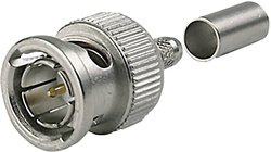 Złącze HDTV-BNC Telegärtner J01002A0058 J01002A0058 złącze męskie proste 75 Ω 1 szt.