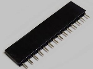 Listwa gniazdowa jednorzędowa 14-biegunowa, prosta, pozłacana, raster 2,5 mm, wysokość 8,5mm, nierozdzielny BKL Electronic 10122209 Listwa złączy żeńskich (standardowa) 1 szt.