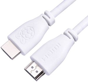 Oryginalny kabel HDMI Raspberry Pi® 2.00 mbiały Kabel HDMI Raspberry Pi® CPRP020-W 1 szt.