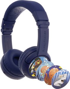 Zestaw słuchawkowy On Ear onanoff BuddyPhones® BT-BP-PLAYP-DPBLUE  granatowy