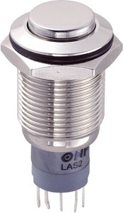 Przycisk wandaloodporny chwilowy TRU COMPONENTS LAS2GQH-11/N/P, 1 x wł/(wł), 1 szt.