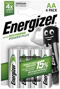 Akumulator AA/R06 Energizer Power Plus HR06 E300626700, NiMH, 2000 mAh, 1.2 V, 4 szt.