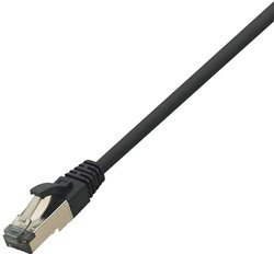 Kabel LAN LogiLink CQ8033S, 1 szt., RJ45, CAT 8.1, S/FTP, 1.00 m, czarny