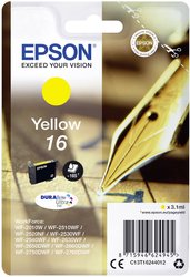 Epson atrament T1624, 16 tusz oryginalny  Żółty C13T16244012