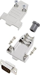 Zestaw listew męskich D-Sub encitech DTNT09-M-DBP-K 6355-0070-01, rzędy: 2, styki: 9, 180 °, 1 zest.