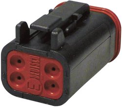 Złącze okrągłe serii DT TE Connectivity DT 06-4 S-CE06, Ilość styków: 4, 1 szt.