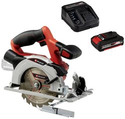 Piła tarczowa akumulatorowa Einhell Power X-Change TE-CS 18/150 Li+2,0Ah St.-Kit 18 V Głębokośc cięcia maks. (90°) 48 mm