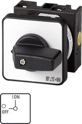 Łącznik krzywkowy  20 A 1 x 90 ° szary, czarny Eaton T0-2-15679/E 29387 1 szt.