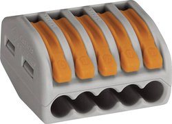 Złącze zaciskowe WAGO 222-415-40, PIN: 5, 400 V/AC, 32 A, 40 szt.