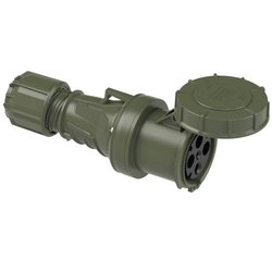 Złącze CEE 63A 4p 6h IP67 POWER TWIST brązowo-zielone Łacznik CEE PC Electric 234-6.u 63 A