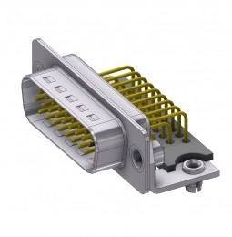 Złącze męskie D-Sub Deltron Connectors HD-D 26 PYC2 M47H UN, rzędy: 3, styki: 26, 90 °, 1 szt.