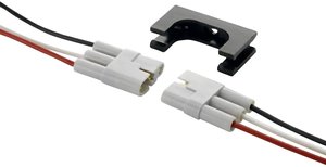 Kabel połączeniowy unisex złącze kabla, Ilość styków: 3, W zestawie czarne / białe / czerwone nitki, 8.5 A, 1 szt.