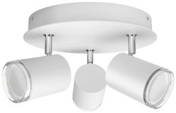 Lampa sufitowa łazienkowa LED Philips Lighting Hue White Amb. Adore Spot 3 flg. weiß 3x350lm inkl. Dimmschalter Hue 871951434091600 15 W