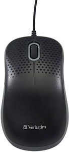 Optyczna mysz USB Verbatim, bezgłośna, czarna Mysz USB Verbatim Silent 1000 dpi
