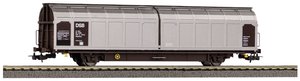 Wagon bagażowy Piko H0 54503 Wagon ze ścianą przesuwną H0 o dużej ładowności DSB