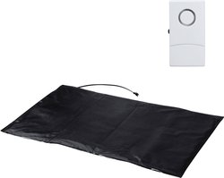 Mata czujnikowa akustyczna jako alarm lub dzwonek dla kota Dotykowa mata alarmowa PENTATECH  33620    95 dB czarny