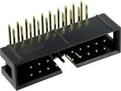 TRU COMPONENTS 1589770 Złącze żeńskie bez dźwigni usuwania Siatka: 2.54 mm Ilośc pinów: 10 Ilość rzędów: 2 1 szt.