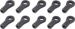 Panewki M3 bez kulek Reely, 6x 19,5mm, plastik, zestaw - 10 sztuk
