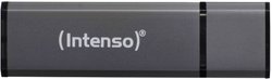 Pendrive USB 2.0 Intenso Alu Line 3521471, 16 GB, antracytowy, 28 MB/s / 6,5 MB/s