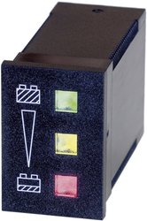 Wskaźnik panelowy naładowania akumulatora trakcyjnego Bauser 824 12 V, 45 mA