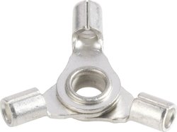 Rozdzielacz potrójny, Vogt Verbindungstechnik 3520a3, nieizolowany, M4, 1,5-2,5 mm2