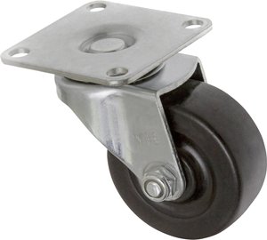TOOLCRAFT TO-5137884 Kółko obrotowe gumowe 50 mm z płytką montażową  Maksymalne obciążenie: 50 kg