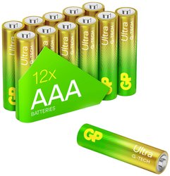 Bateria AAA/R03 GP Batteries Ultra  1.5 V 12 szt.