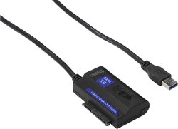 Przejściówka, adapter USB, SATA Digitus DA-70326, [1x złącze męskie USB-A 3.2 (USB 3.0) - 1x złącze żeńskie SATA 15+7-pin]