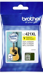 Brother atrament LC-421XLY tusz oryginalny  Żółty LC421XLY
