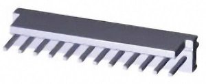 Listwa kołkowa, męska, standardowa TE Connectivity MTA-100 1-640454-2, wire-to-wire, piny: 12, 5 A, 1 szt.