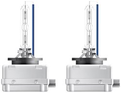 OSRAM XENARC® COOL BLUE® INTENSE D1S, + 150% większa jasność, do 6200 K, ksenonowa lampa przednia, wygląd LED, duo box (2 lampy) Żarówka samochodowa D1S OSRAM Xenarc Cool Blue, 35 W, 85 V, 1 par(a)