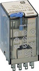 Przekaźnik wtykowy Finder 55.34.9.024.0080 55.34.9.024.0080, 7 A, 10 szt.