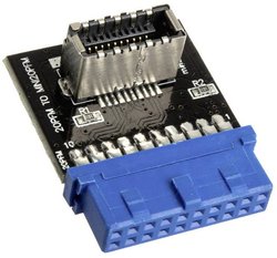 Przejściówka, adapter Raijintek 0R40B00150, [1x USB 3.2 Gen 1 (płyta główna) - 1x złącze żeńskie USB-A 3.2 Gen 1 (USB 3.0)]