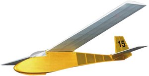 Szybowiec RC Pichler Swallow Glider 2, 640 mm, 165 g, Do samodzielnego złożenia