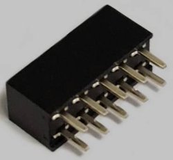 Listwa gniazdowa dwurzędowa 2 x 5-biegunowy, prosta, pozłacana, raster 2,5 mm, wysokość 5,7 mm, nierozdzielny BKL Electronic 10122220 Listwa złączy żeńskich (standardowa) 1 szt.