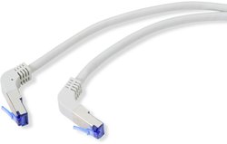 Kabel RJ45 Renkforce RF-4892476, 1 szt., RJ45, CAT 6a, S/FTP, 2.00 m, szary