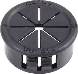 Przepust kablowy nacinany PB Fastener, AF0812, AF0812, (Ø x W) 22.6 mm x 9.9 mm, czarny, 1 szt.